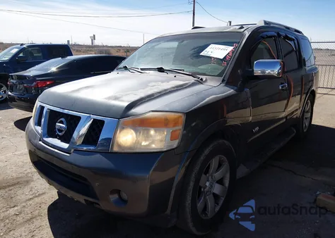 2008 Nissan Armada Le from USA, damaged, VIN 5N1BA08DX8N602458